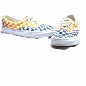 Vans Low Top Checkered Unisex Mens 8.5 Womens 10